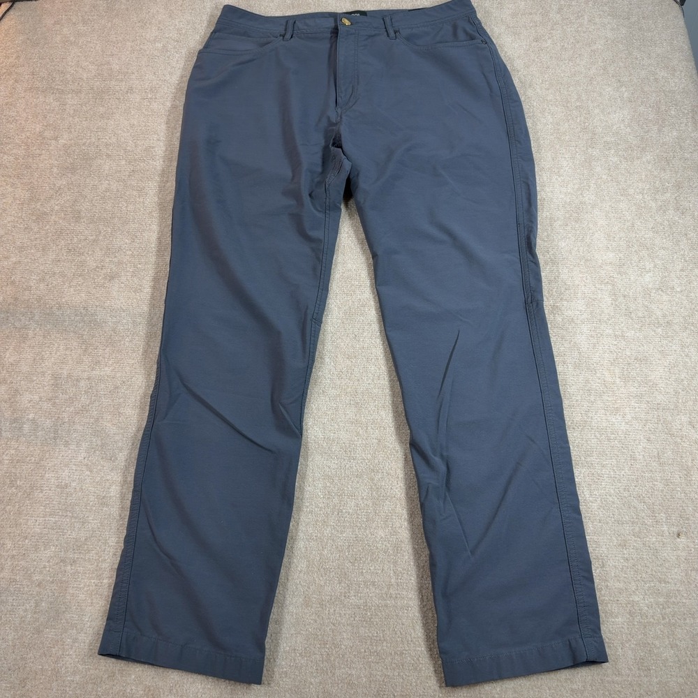 Proof 72 Hour Straight Pants Men's Size 36x32 Merino Wool Blend Chino Blue
